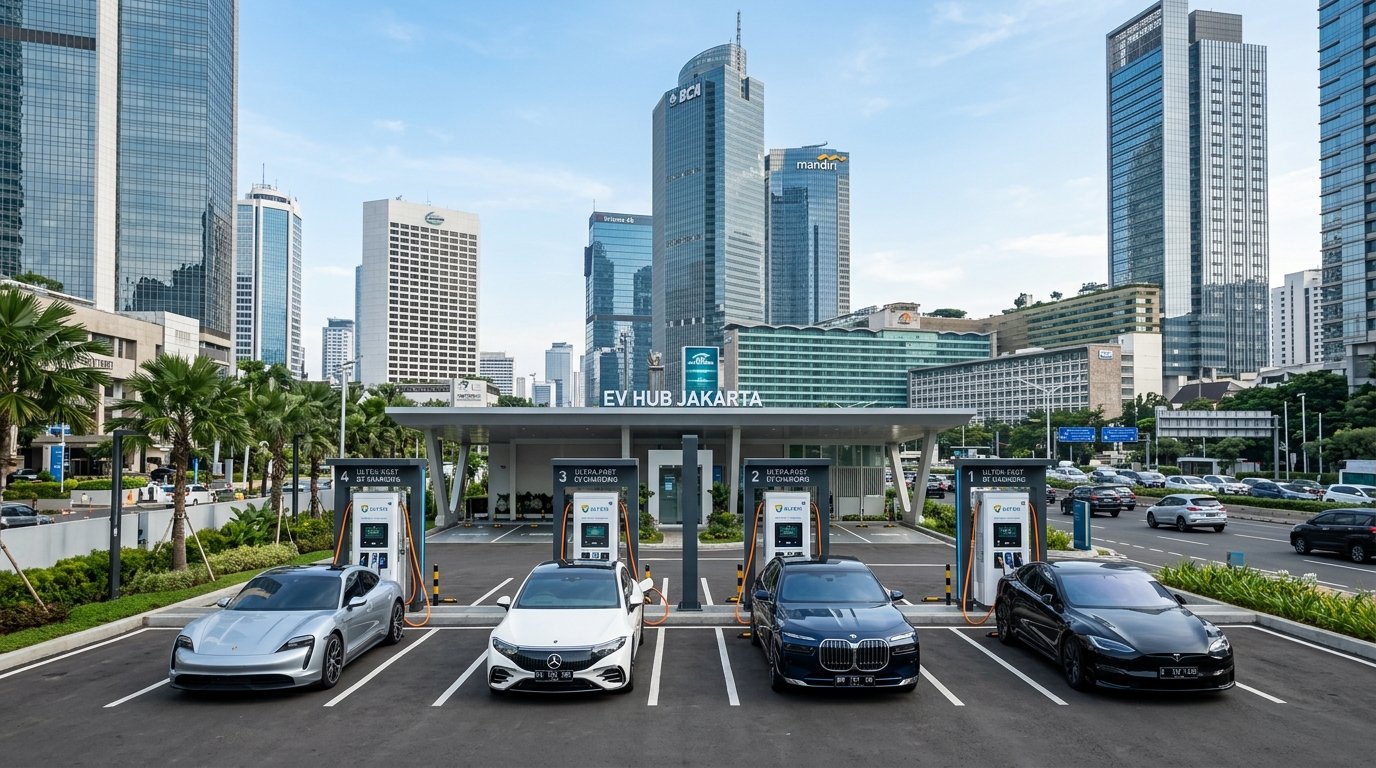 Panduan SPKLU Jakarta Terlengkap: Lokasi Mall, Kawasan Perkantoran, dan Stasiun Cas 24 Jam