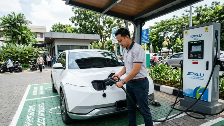Cara Charge Mobil Listrik
